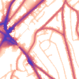 Daytime road noise heatmap for CR8 1AT