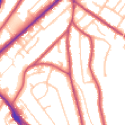 Daytime road noise heatmap for CR8 1AX