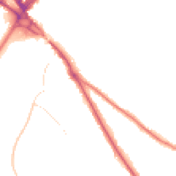 Night-time road noise heatmap for CR8 1BA