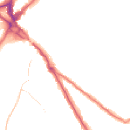 Night-time road noise heatmap for CR8 1BP