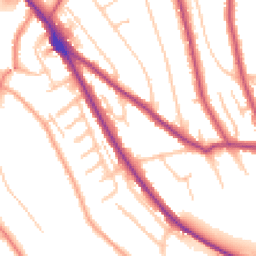 Daytime road noise heatmap for CR8 1BW
