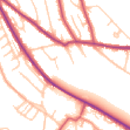 Daytime road noise heatmap for CR8 1BX