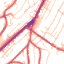 Daytime road noise heatmap for CR8 1DG