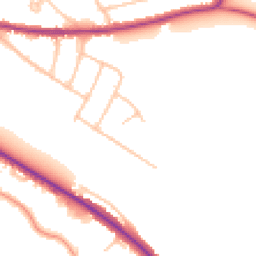 Daytime road noise heatmap for CR8 1EL