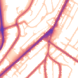 Daytime road noise heatmap for CR8 2BB
