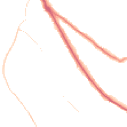 Night-time road noise heatmap for CR8 2DR