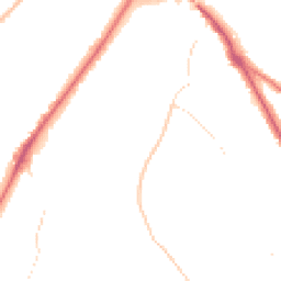 Night-time road noise heatmap for CR8 2EN