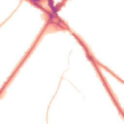 Night-time road noise heatmap for CR8 2HH