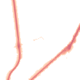 Night-time road noise heatmap for CR8 2NB