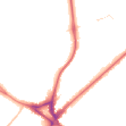 Night-time road noise heatmap for CR8 2NT