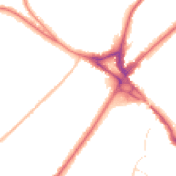 Night-time road noise heatmap for CR8 3AF