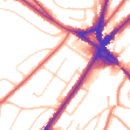 Daytime road noise heatmap for CR8 3AR