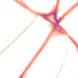 Night-time road noise heatmap for CR8 3AU
