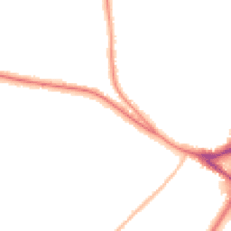 Night-time road noise heatmap for CR8 3EH