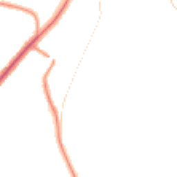 Night-time road noise heatmap for CR8 4EZ
