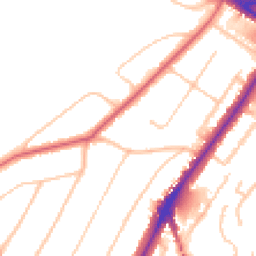 Daytime road noise heatmap for CR8 4LR