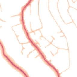 Daytime road noise heatmap for CR8 5EH