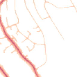 Daytime road noise heatmap for CR8 5FR
