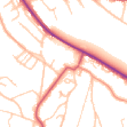 Daytime road noise heatmap for CR8 5GA