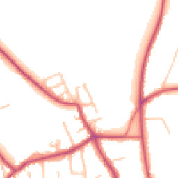 Daytime road noise heatmap for CR8 5GF