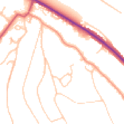 Daytime road noise heatmap for CR8 5JZ
