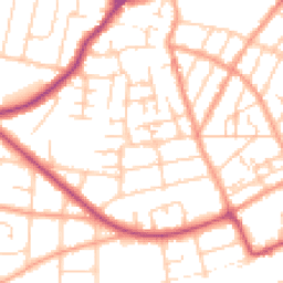 Daytime road noise heatmap for CT11 0AJ