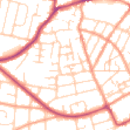 Daytime road noise heatmap for CT11 0AQ