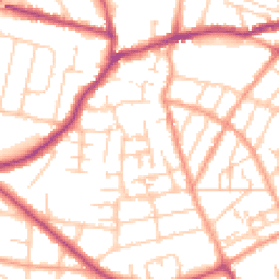 Daytime road noise heatmap for CT11 0AY