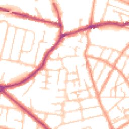 Daytime road noise heatmap for CT11 0BA