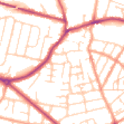 Daytime road noise heatmap for CT11 0BB