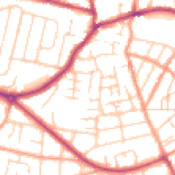 Daytime road noise heatmap for CT11 0BD