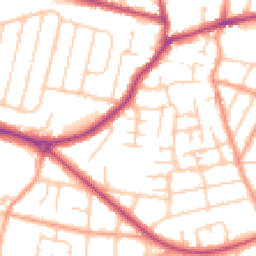 Daytime road noise heatmap for CT11 0BG