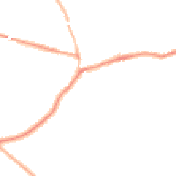 Night-time road noise heatmap for CT11 0BS