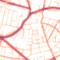 Daytime road noise heatmap for CT11 0BU