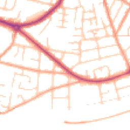 Daytime road noise heatmap for CT11 0DJ