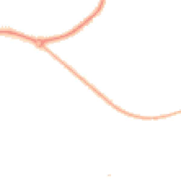 Night-time road noise heatmap for CT11 0DN