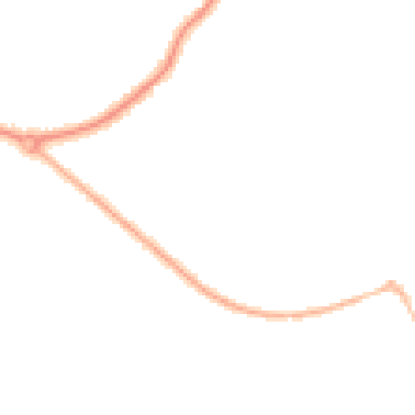 Night-time road noise heatmap for CT11 0DX