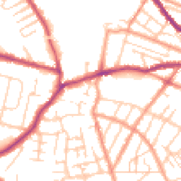 Daytime road noise heatmap for CT11 0FD