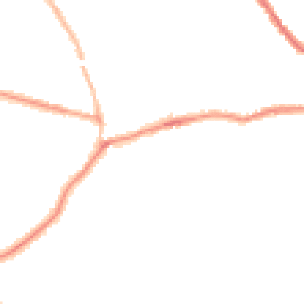 Night-time road noise heatmap for CT11 0FD
