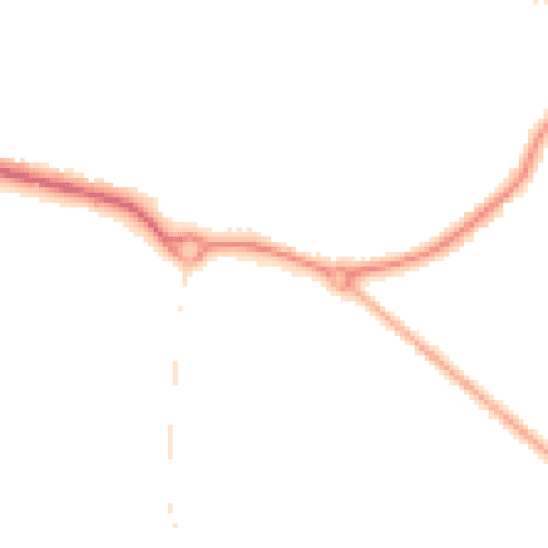 Night-time road noise heatmap for CT11 0FF