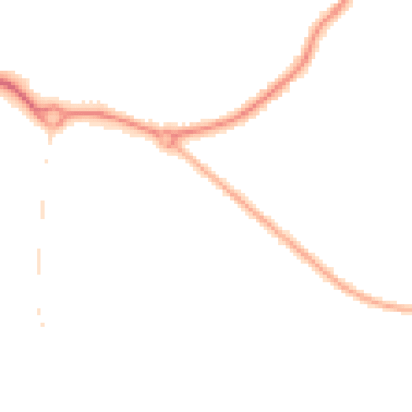 Night-time road noise heatmap for CT11 0LN