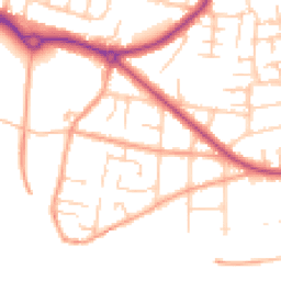 Daytime road noise heatmap for CT11 0LS