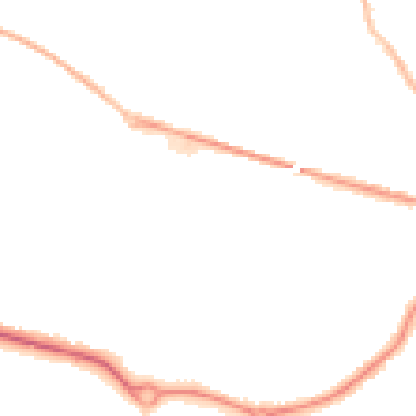 Night-time road noise heatmap for CT11 0PF