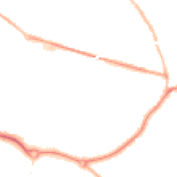 Night-time road noise heatmap for CT11 0PZ