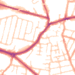 Daytime road noise heatmap for CT11 0QR