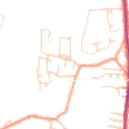 Daytime road noise heatmap for CT11 7DD