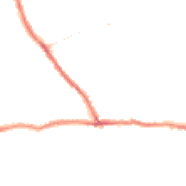 Night-time road noise heatmap for CT11 7HY