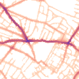 Daytime road noise heatmap for CT11 7NY