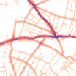 Daytime road noise heatmap for CT11 7QW