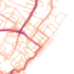 Daytime road noise heatmap for CT11 8DJ